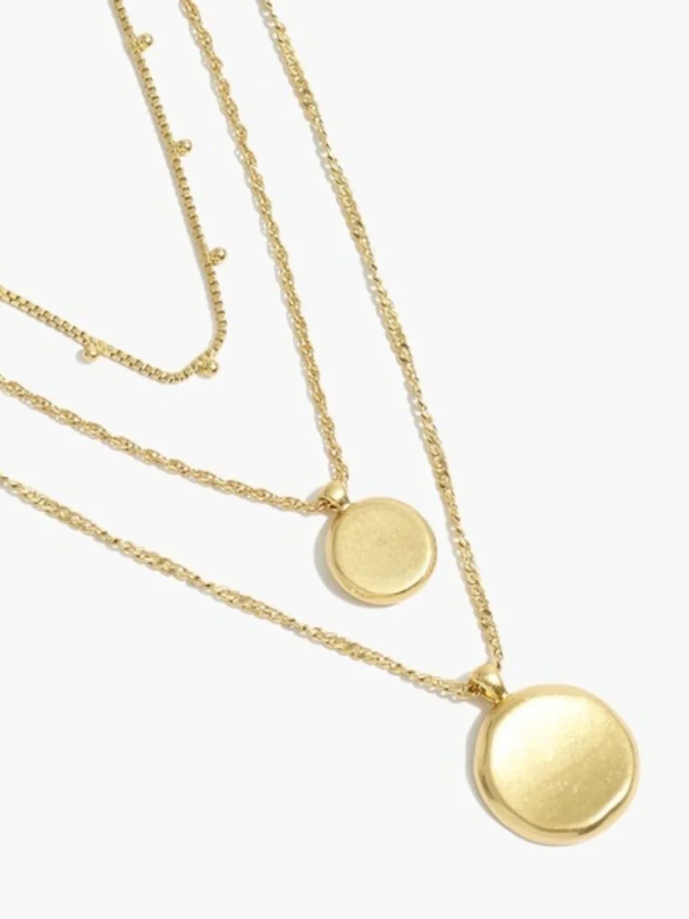 NWOT Madewell Coin Necklace Set - Picture 1 of 2